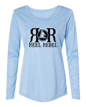 Load image into Gallery viewer, Ladies Long Sleeve Scoop Neck 50+ UPF Performance Shirt