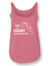 Load image into Gallery viewer, Save the Chubby Mermaid Tank
