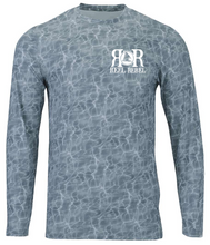 Load image into Gallery viewer, Reel Rebel 50+ UPF Performance Shirt with Water Design