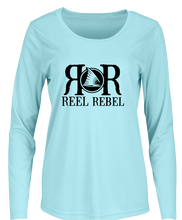 Load image into Gallery viewer, Ladies Long Sleeve Scoop Neck 50+ UPF Performance Shirt