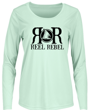 Load image into Gallery viewer, Ladies Long Sleeve Scoop Neck 50+ UPF Performance Shirt