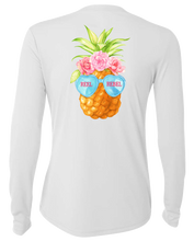 Load image into Gallery viewer, Ladies &quot;Just Chillin&quot; Pineapple UPF Performance Shirt
