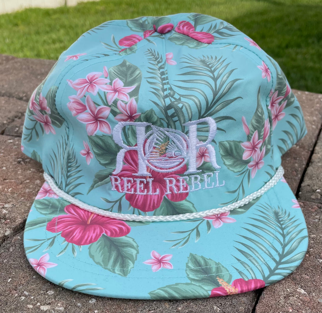 Reel Rebel Tropical UPF Rope Hat