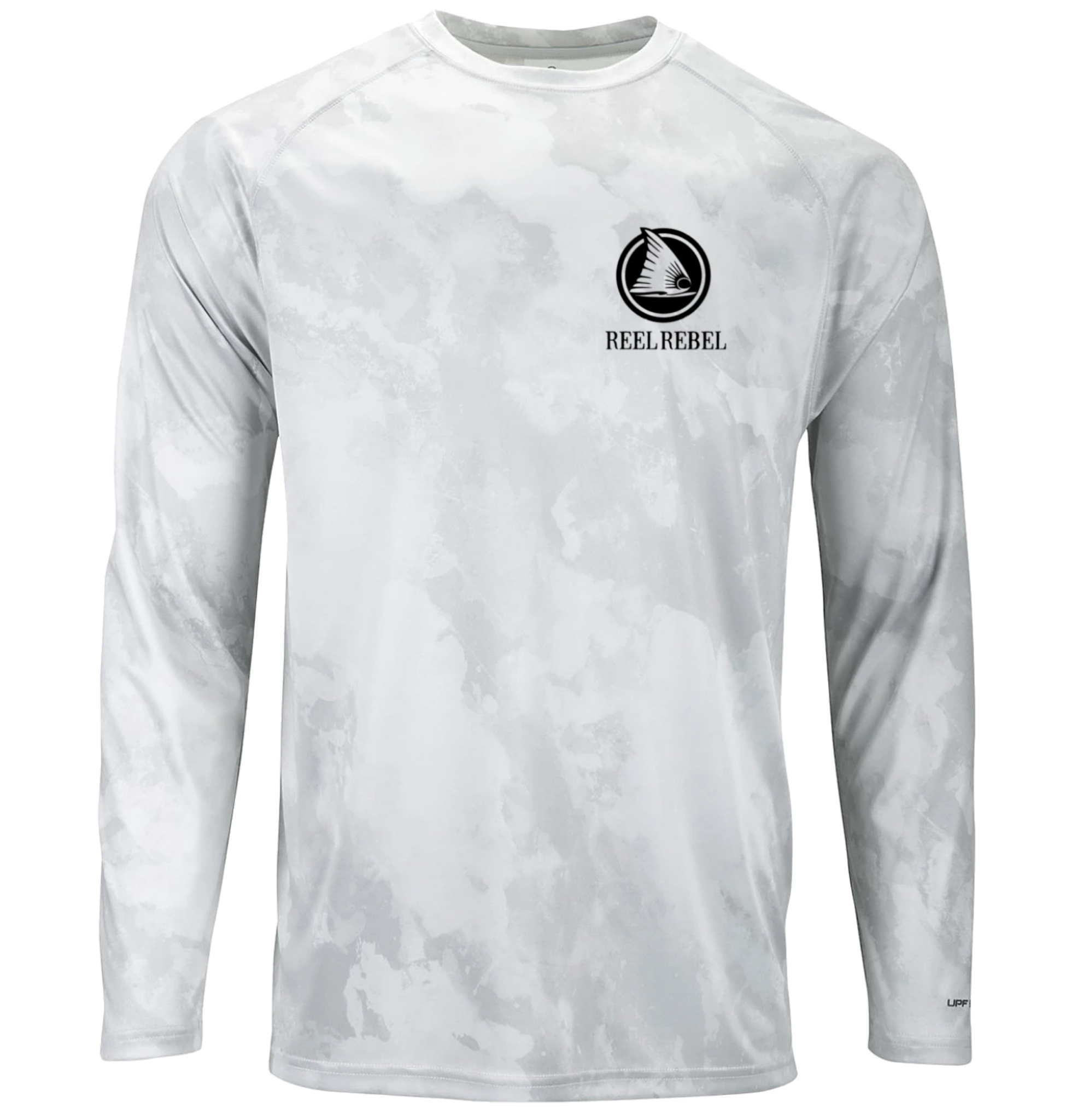 Rodeel Mens Loose-Fit Fishing T-Shirt Vented River Bluff Performance Long Sleeve Shirt UPF 50 Sleeve